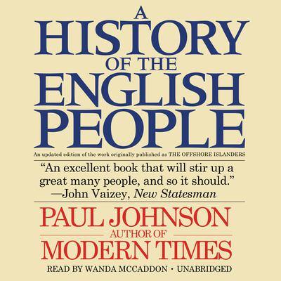 A History of the English People By Paul Johnson